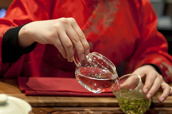 Cerimônia de chá tradicional chinesa — Fotografia de Stock