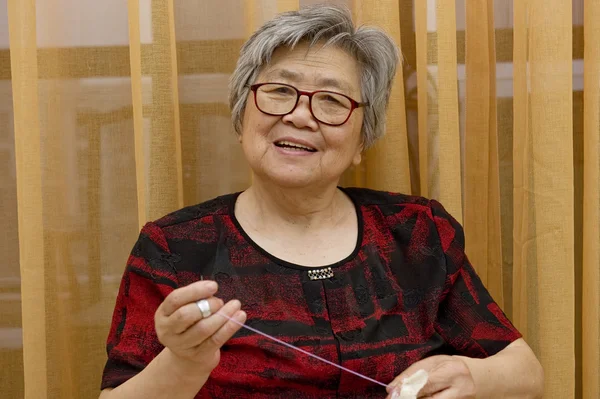 Sewing grandma