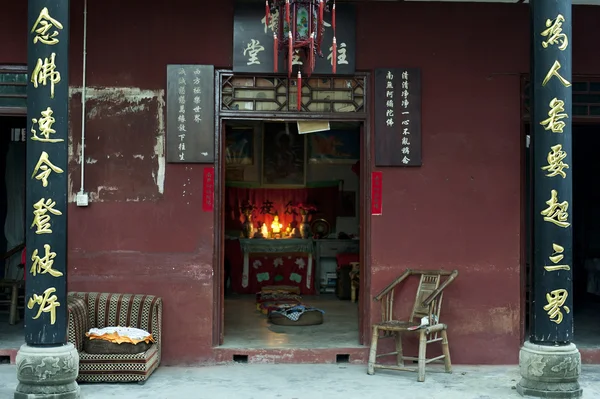 仏教寺院の祭壇 — ストック写真