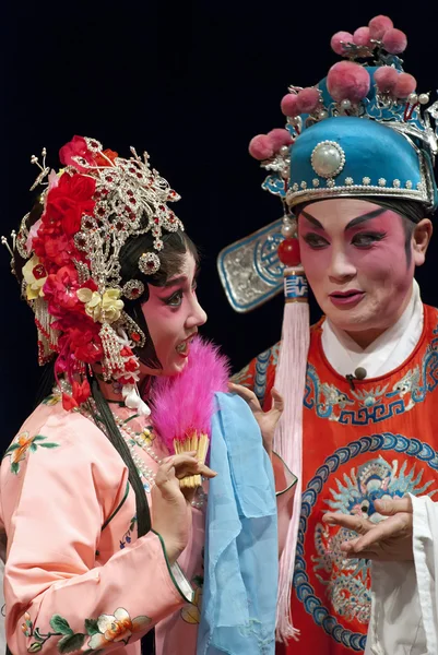 Chinese traditionele opera acteurs — Stockfoto