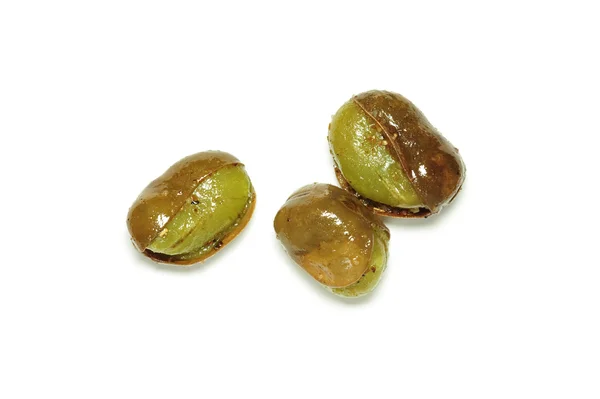 三个美味油炸的蚕豆 — 图库照片