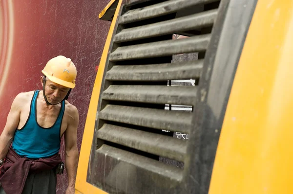 stock image Hardworking laborer