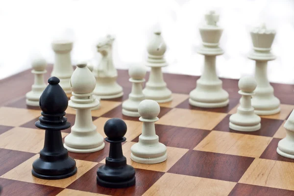 Stock image Chess Pieces on a chess board