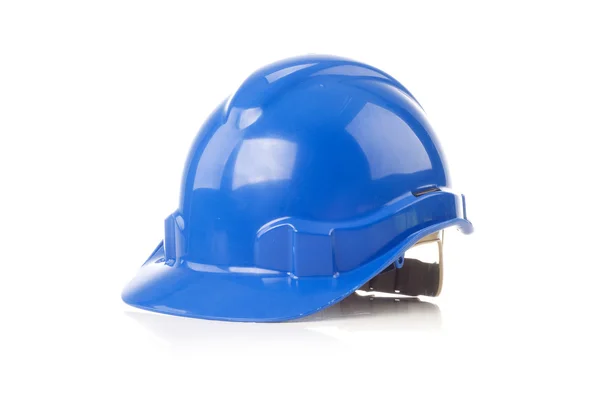 Синий защитный шлем . — стоковое фото