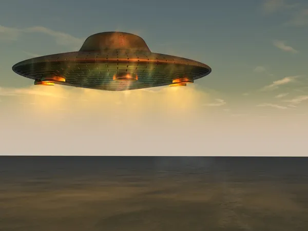 UFO - niezidentyfikowany obiekt latający — Zdjęcie stockowe