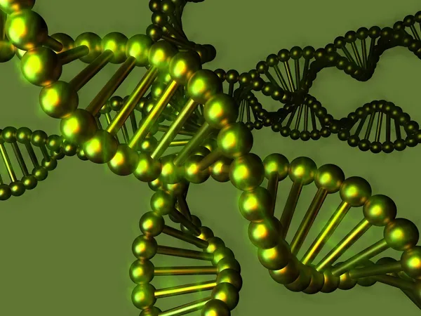 ADN: ácido desoxirribonucleico — Foto de Stock