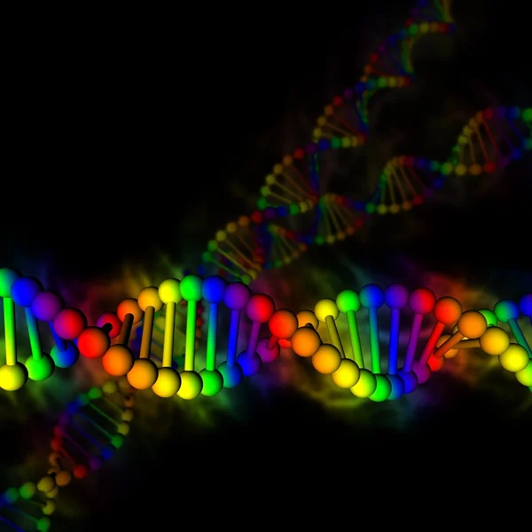 ADN - ácido desoxirribonucleico — Fotografia de Stock