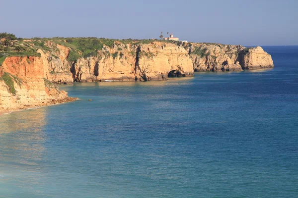 Steilküste der Algarve — ストック写真