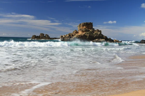 Steilküste der Algarve Royaltyfria Stockfoton