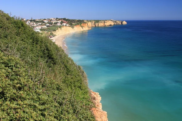 Steilküste der Algarve Stok Fotoğraf