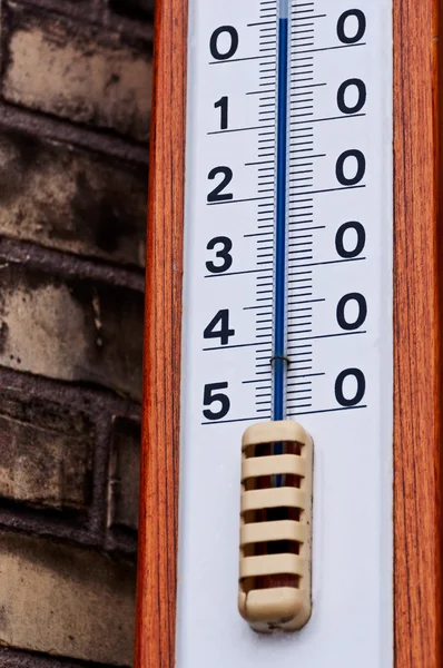 Thermomètre extérieur gros plan — Photo