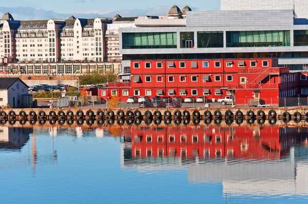 Oslo city harbor — Stock Photo, Image