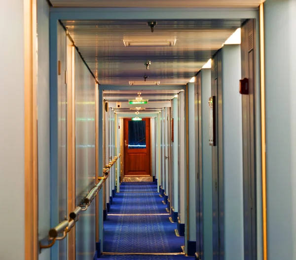 ? orridor na statku — Zdjęcie stockowe