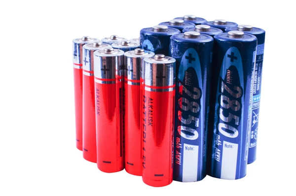 Перезаряжаемые батареи — стоковое фото