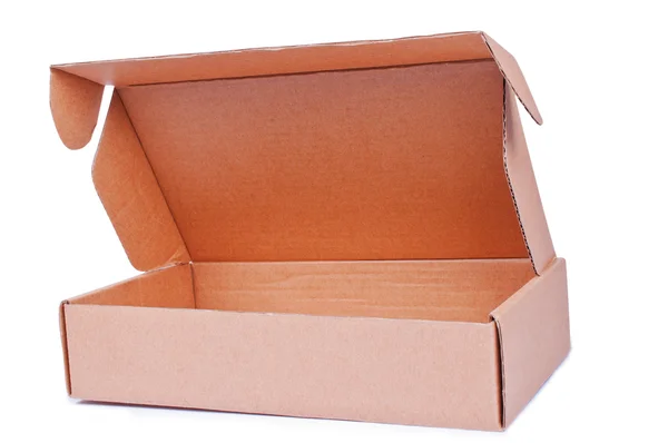 Krabice z vlnité lepenky — Stock fotografie