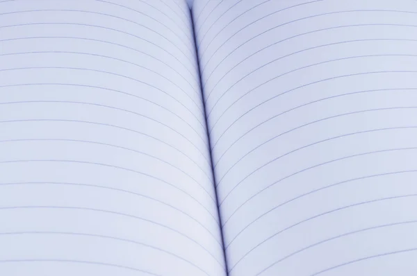 Otwórz pusty notatnik — Zdjęcie stockowe