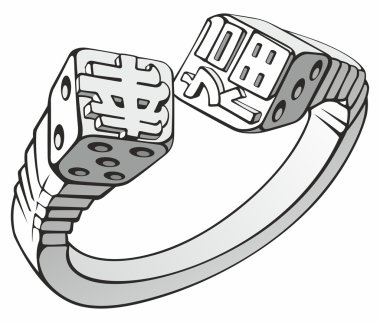 Ring blocks clipart