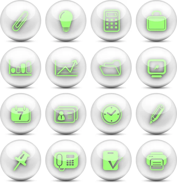 Icônes de bureau — Image vectorielle