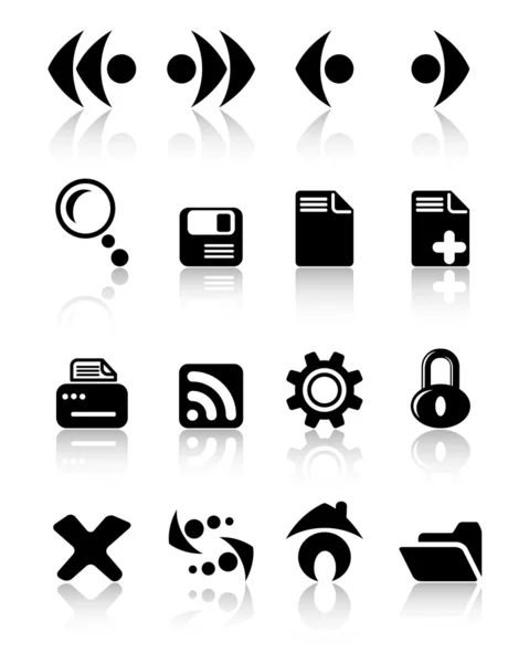 Browser icons — Stock Vector