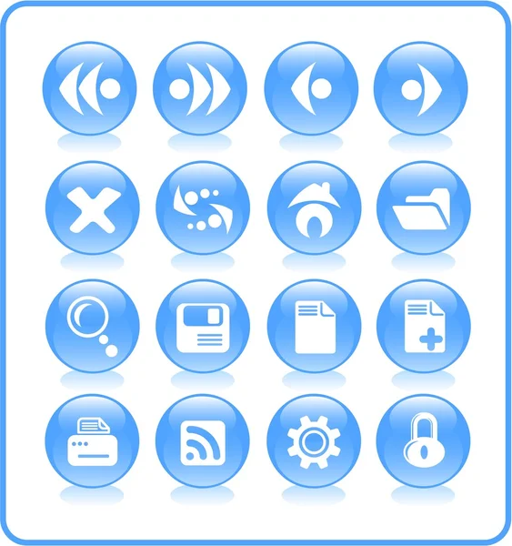 Icônes de navigateur — Image vectorielle