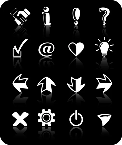 Signs icons — Stock Vector
