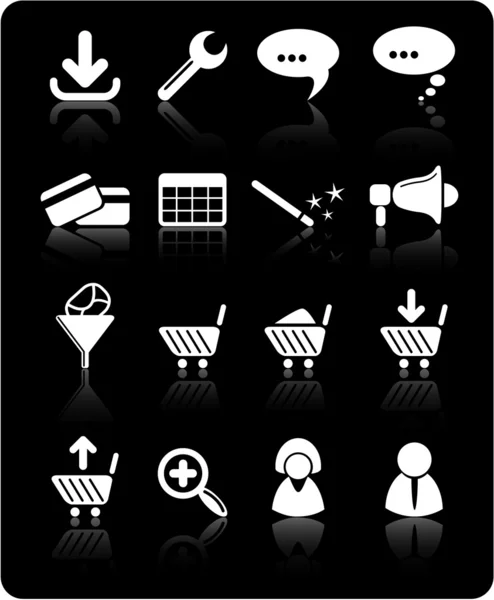 Iconos del sitio web — Vector de stock