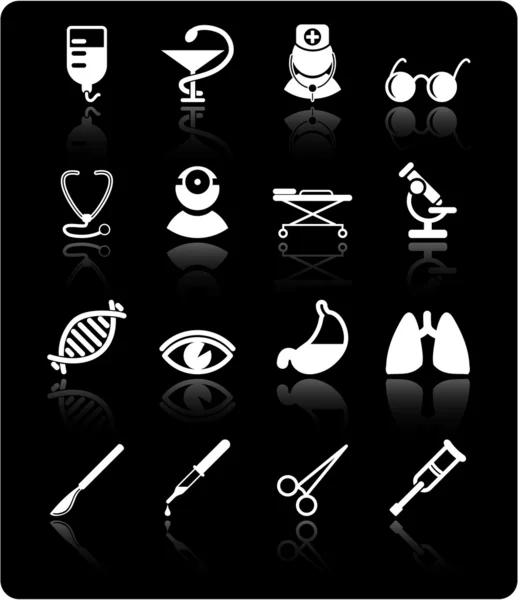 Медицинские иконы — стоковый вектор