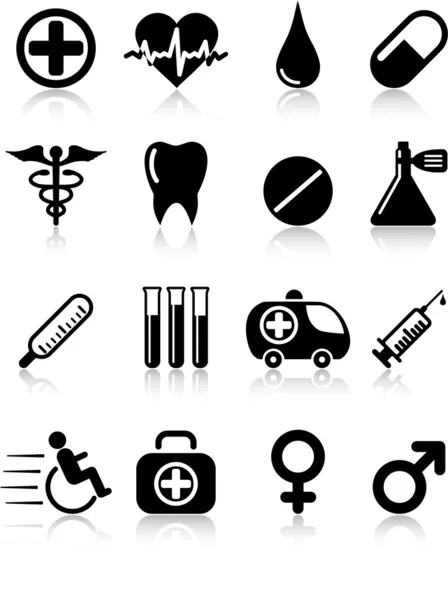 Iconos médicos Gráficos vectoriales
