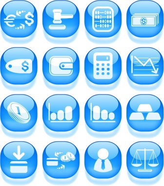 Money icons clipart