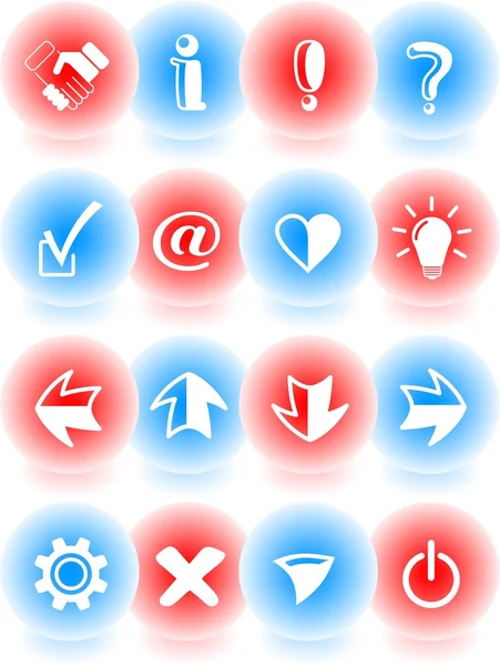 Signes icônes — Image vectorielle