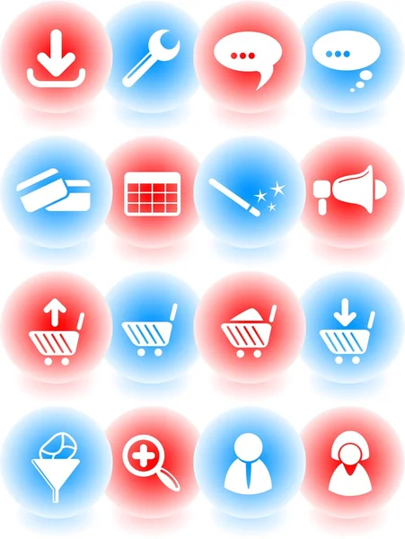Iconos del sitio web — Vector de stock