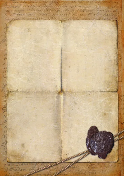 Antigo manuscrito — Fotografia de Stock
