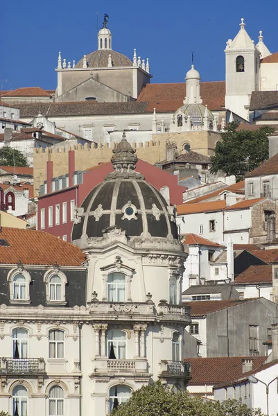 포르투갈, 코임브라의 오래 된 타운의 보기 — 스톡 사진