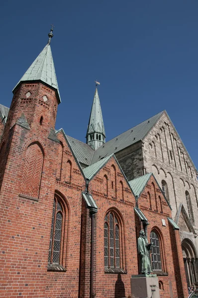 Dinamarca Ribe a igreja — Fotografia de Stock