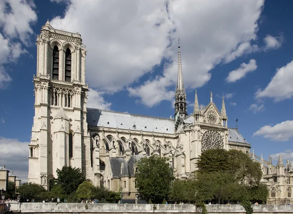 Paříž, katedrála notre dame — Stock fotografie