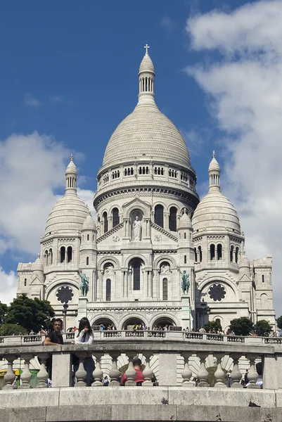 Paris Basilique du Sacré coeur montmartre — Stok fotoğraf