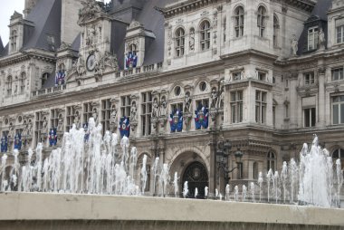 Paris Hotel De Ville,The City Hall clipart