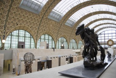 Gare d'Orsay museum Paris clipart