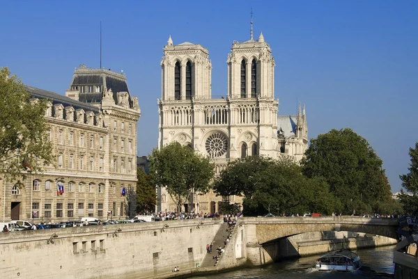 Paryż, Katedra notre dame — Zdjęcie stockowe