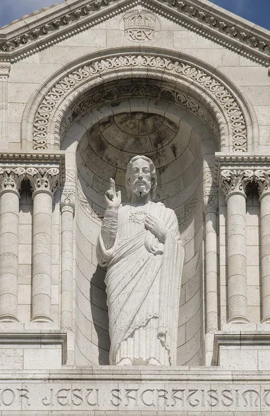 Paris Montmartre базиліки Сакре Кер — стокове фото