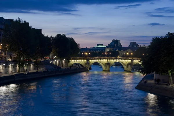 Vista de París del río Sena — Foto de Stock