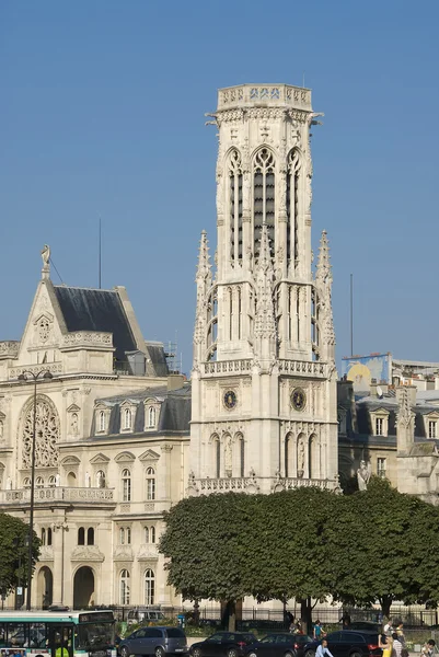 Pohled Paris Tour saint jacques — Stock fotografie