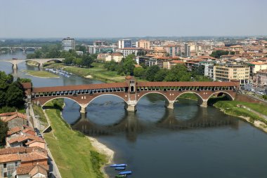 Pavia 'nın hava görüntüsü