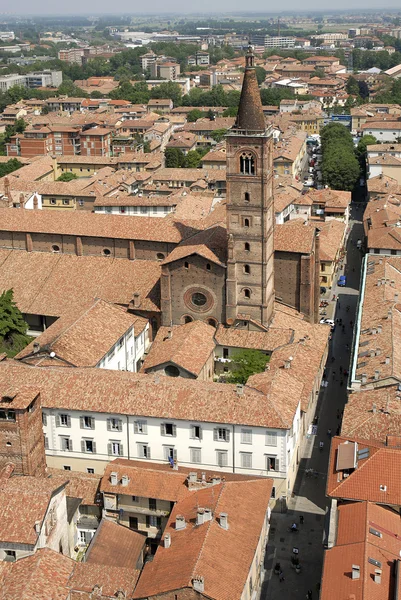 Veduta aerea di Pavia — Foto Stock
