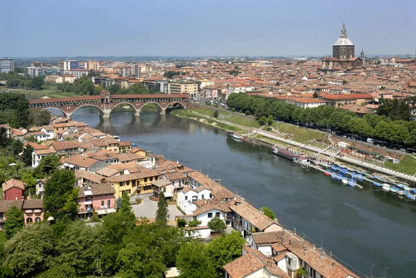 Veduta aerea di Pavia — Foto Stock