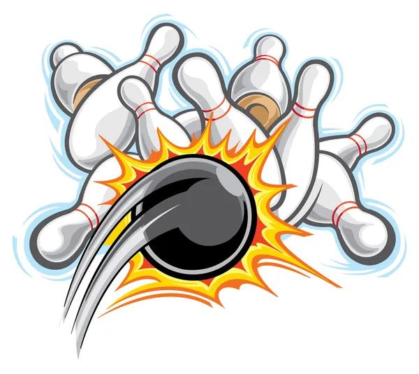 Cartoon bowling pin — Stock Vector © kenbenner #23268660