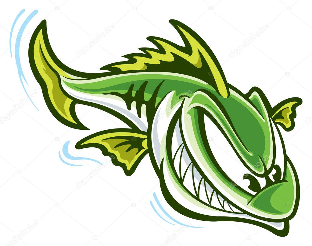 Download Largemouth Bass — Stock Vector © SlipFloat #7608186