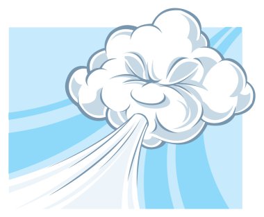 Windy day clipart