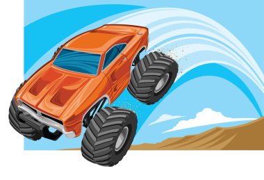 Monster truck clipart