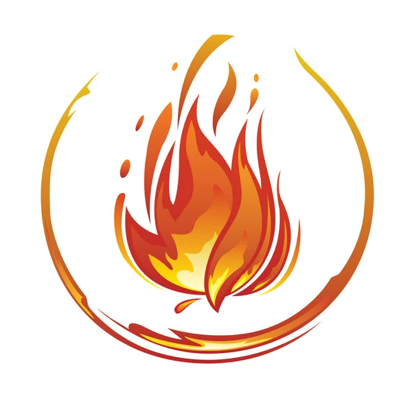 Symbolfire01 — Vector de stock